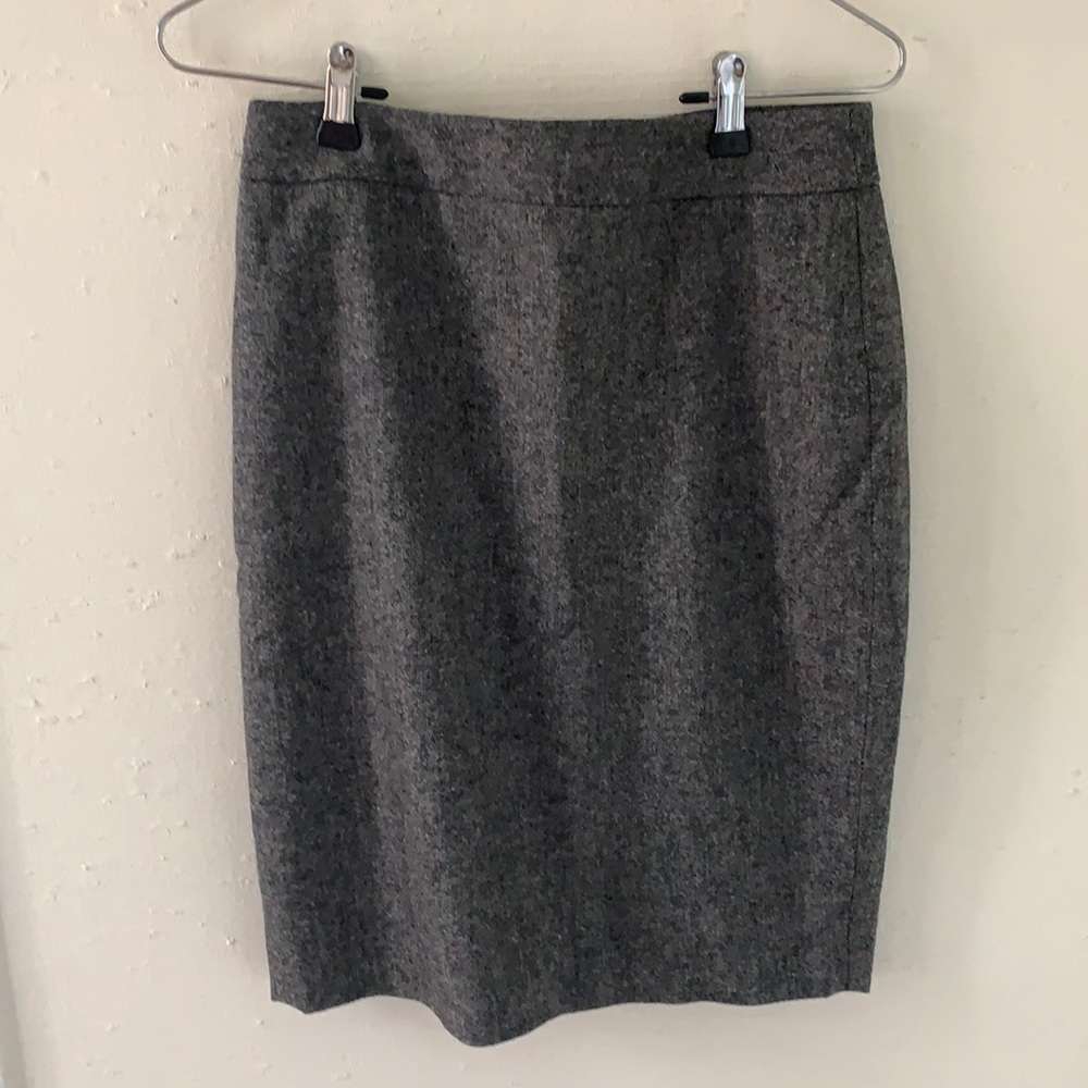 Loft Curvy Peppered Pencil Skirt